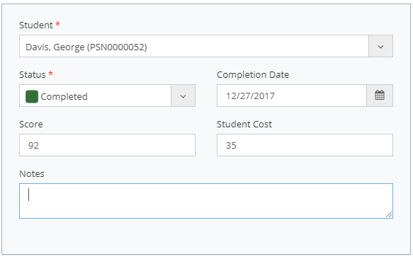 free training records database