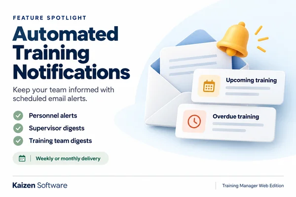 Automated Training Notifications