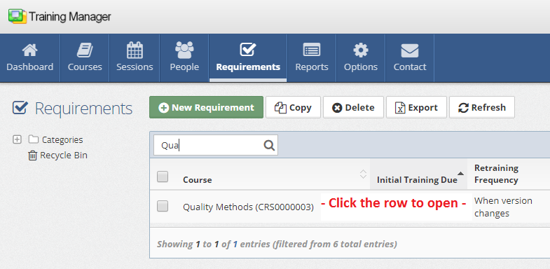 ClickRequirementRow