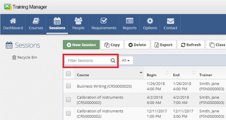 SearchSessions